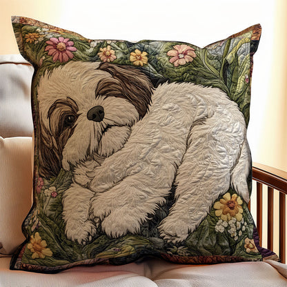 Energy Shih Tzu WX1902037CL Quilt Pillow Case