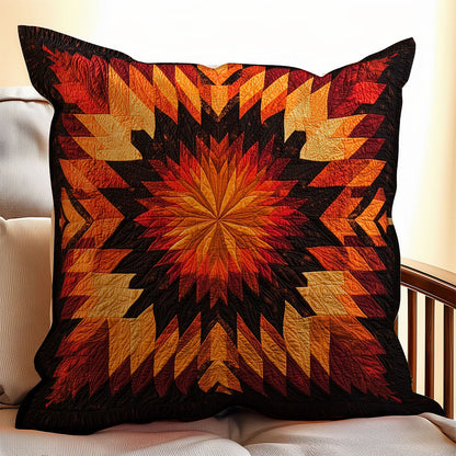 Fiery Starburst WX2702143CL Quilt Pillow Case