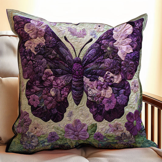 Floral Butterfly WX2802083CL Quilt Pillow Case