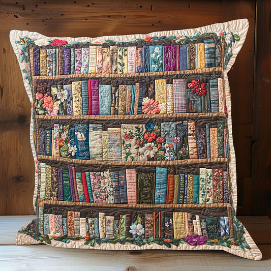 Flower Bookshelf WX0702146CL Quilt Pillow Case