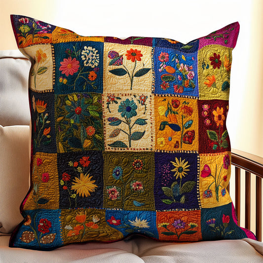 Flower Patchwork WX2702144CL Quilt Pillow Case