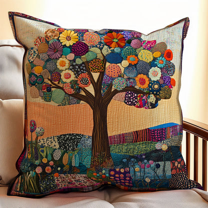 Flower Tree WX1302278CL Quilt Pillow Case