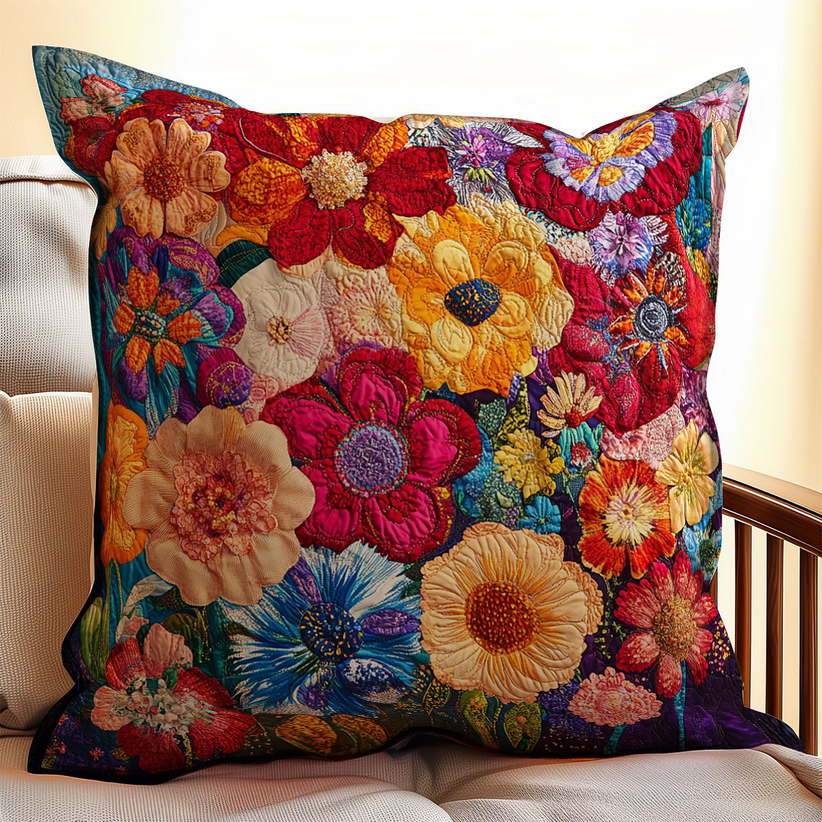 Flower WX1302281CL Quilt Pillow Case