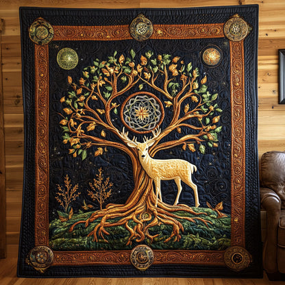 Forest Golden Guardian WJ1103006CL Quilt