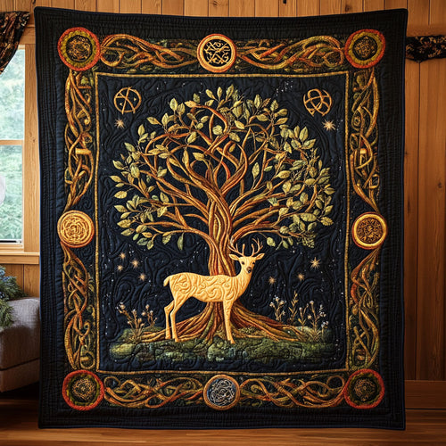 Forest Golden Guardian WJ1103007CL Quilt