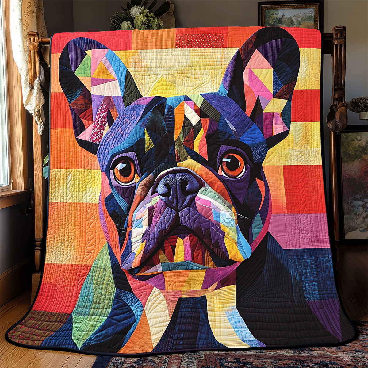 French Bulldog WX0802036CL Quilt