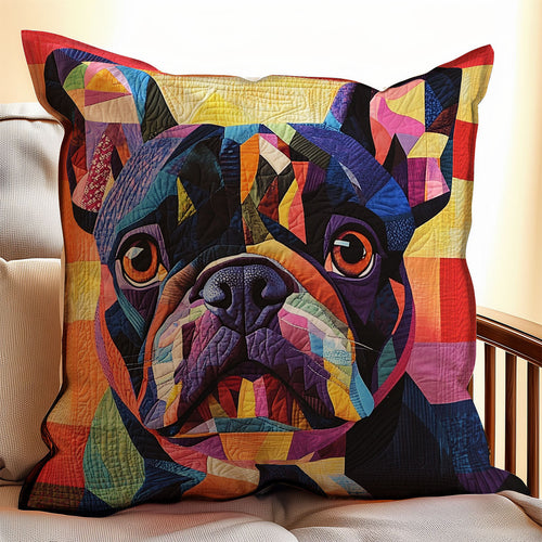 French Bulldog WX0802143CL Quilt Pillow Case