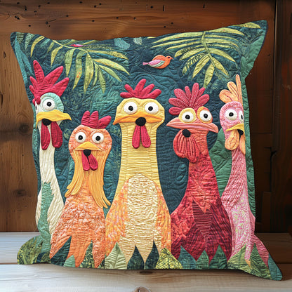 Funny Chicken WX0702150CL Quilt Pillow Case