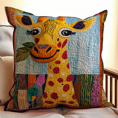 Giraffe WX0802145CL Quilt Pillow Case