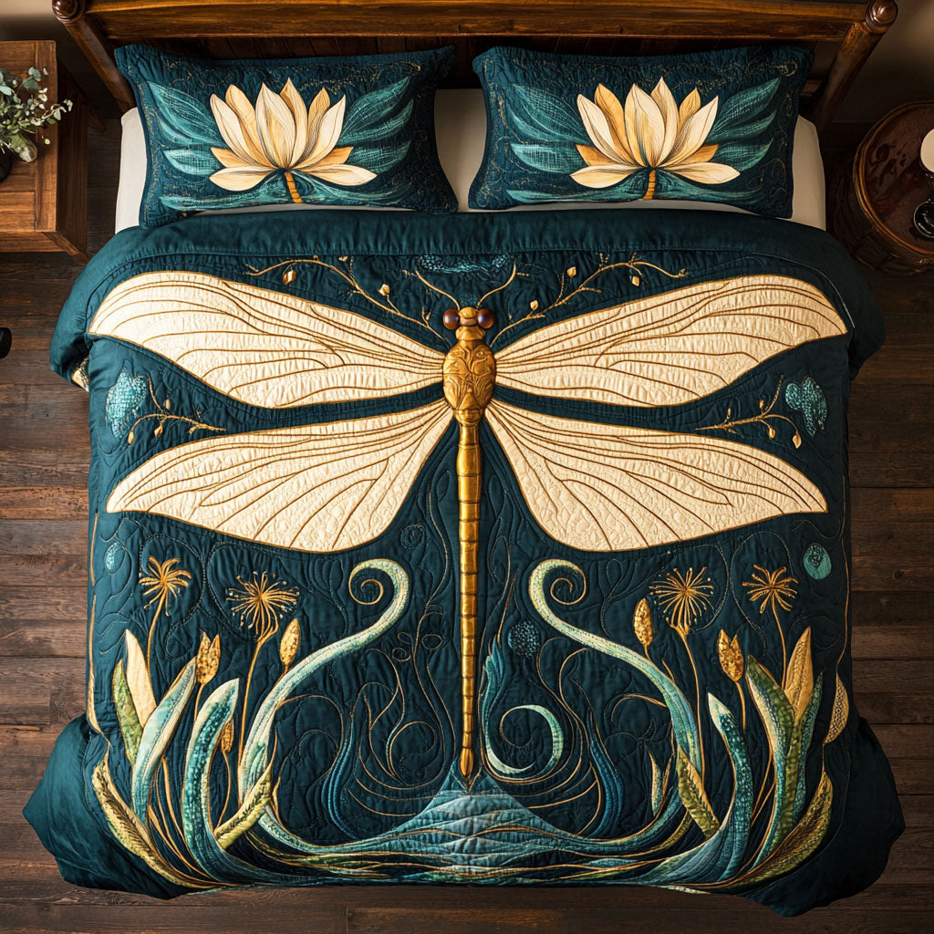 Golden Dragonfly WJ2802058CL Duvet Cover Set