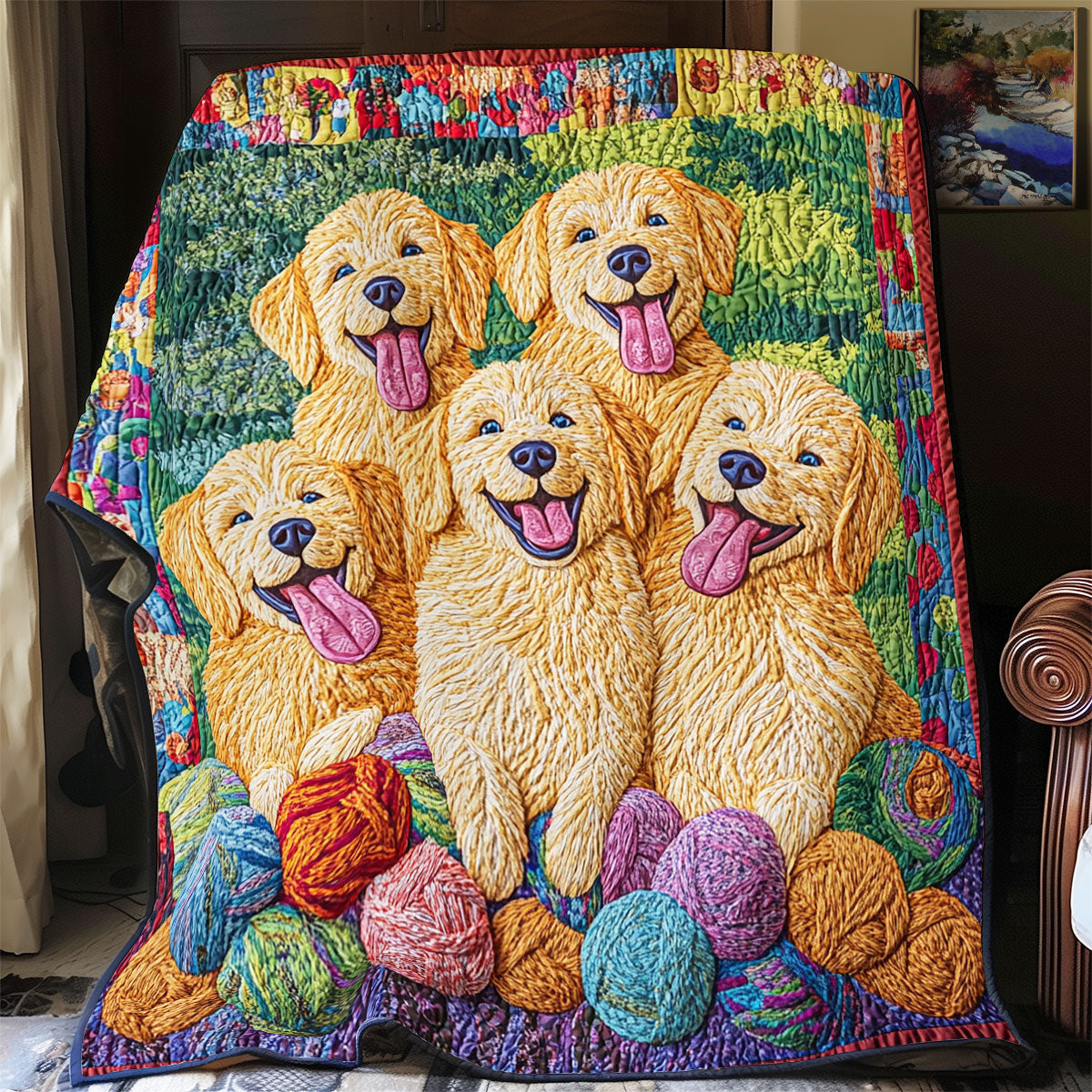 Happy Dog WX0802041CL Quilt