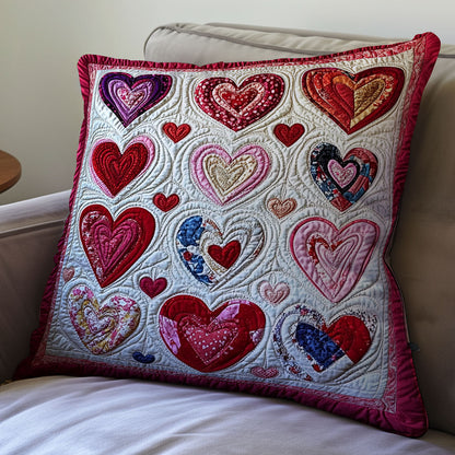 Heart WX2101081CL Quilt Pillow Case