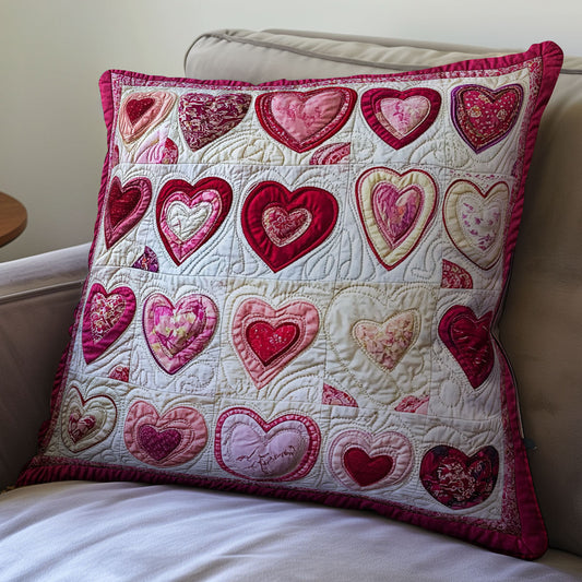 Heart WX2101087CL Quilt Pillow Case