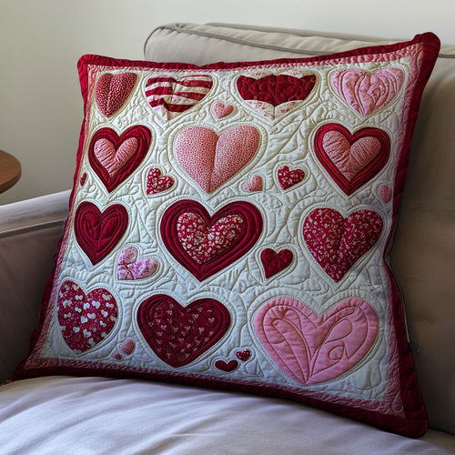 Heart WX2101088CL Quilt Pillow Case