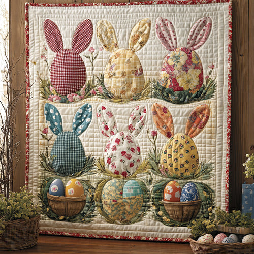 Hoppy Easter Garden WJ1003014CL Quilt