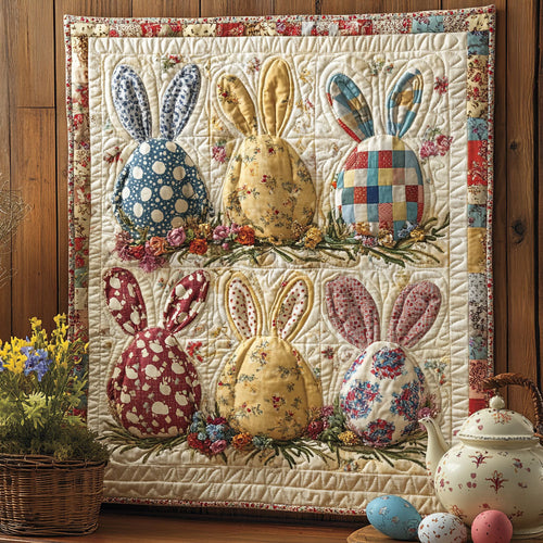 Hoppy Easter Garden WJ1103008CL Quilt