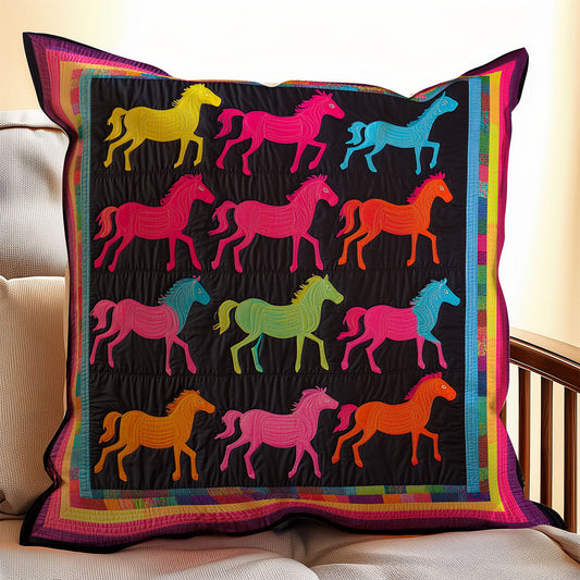 Horse Bold WX2101091CL Quilt Pillow Case