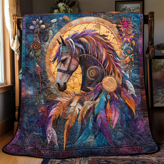 Horse Dreamcatcher WX1302107CL Quilt