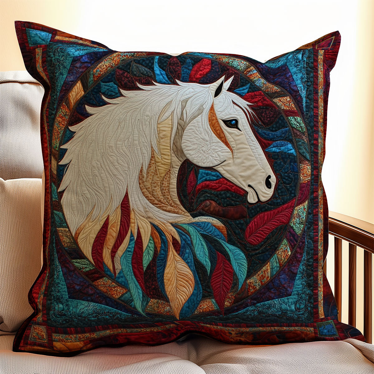 Horse Dreamcatcher WX1302314CL Quilt Pillow Case