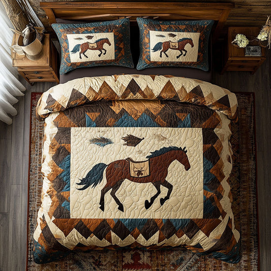 Horse Native American WX1002032CL Duvet Cover Set