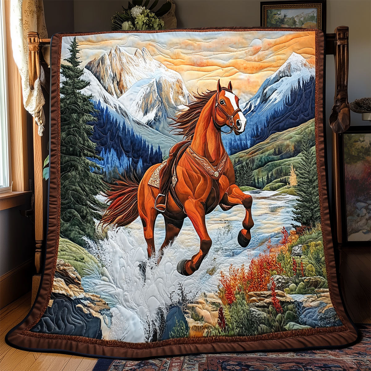 Horse WX0702053CL Quilt