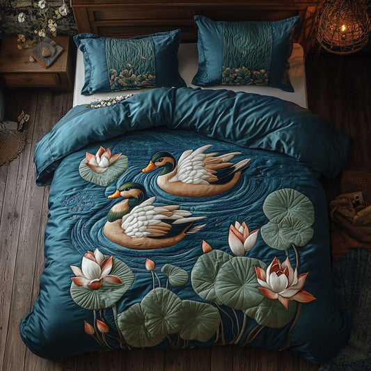 Lotus Mandarin Duck WJ1302032CL Duvet Cover Set