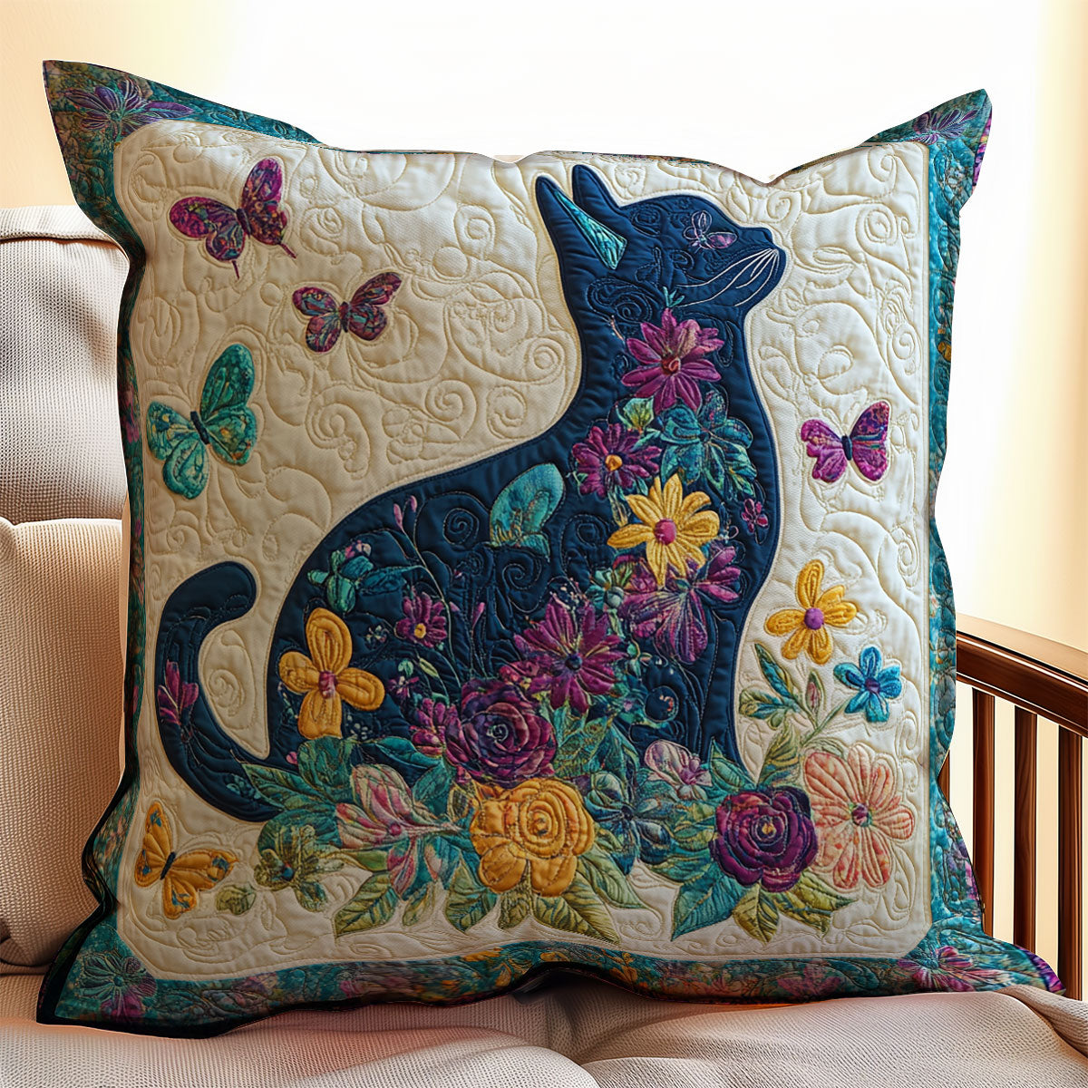 Lovely Cat WX2802093CL Quilt Pillow Case