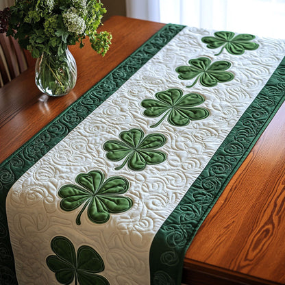 Lucky Clover WX2402162CL Quilted Table Runner