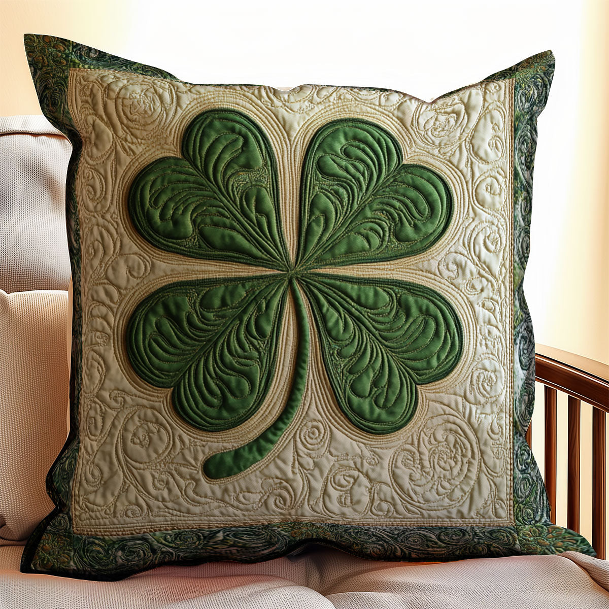 Lucky Clover WX2702154CL Quilt Pillow Case