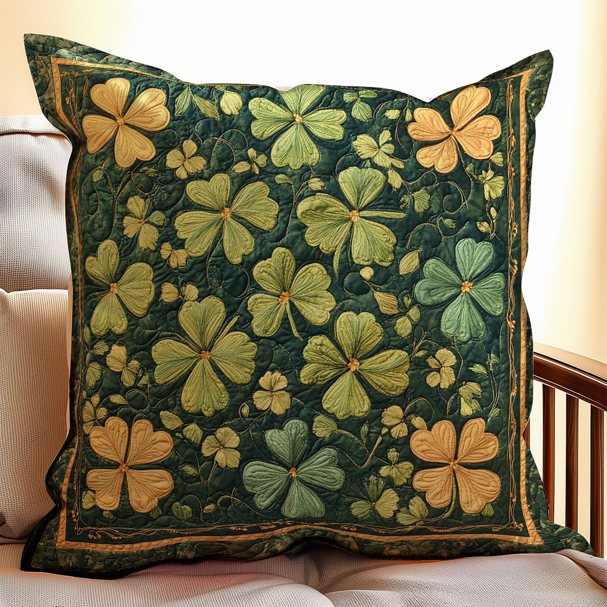 Lucky Clover WX2802094CL Quilt Pillow Case