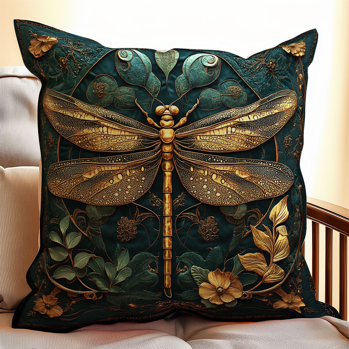 Majestic Dragonfly WX2802095CL Quilt Pillow Case