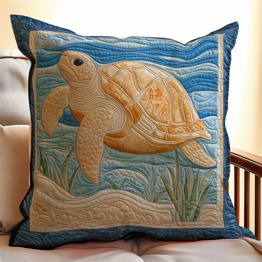 Marine Turtle WX2802098CL Quilt Pillow Case