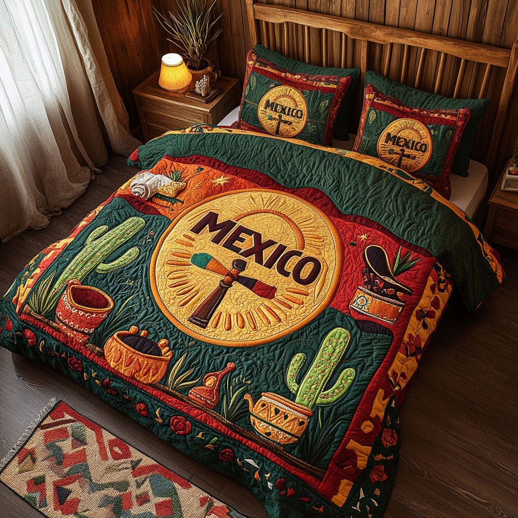 Mexican Fiesta Del Sol WJ2002027CL Duvet Cover Set