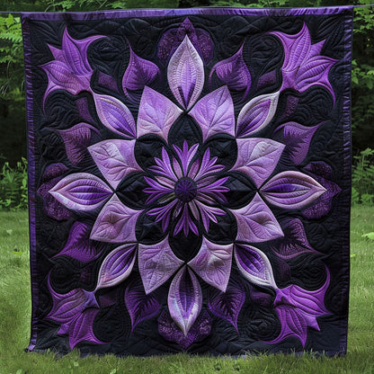 Mystic Purple Bloom WJ1003016CL Quilt