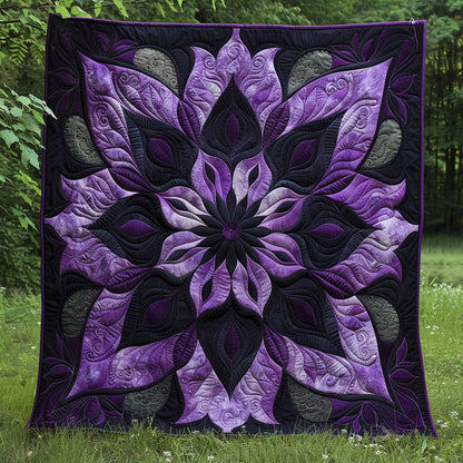 Mystic Purple Bloom WJ1003017CL Quilt