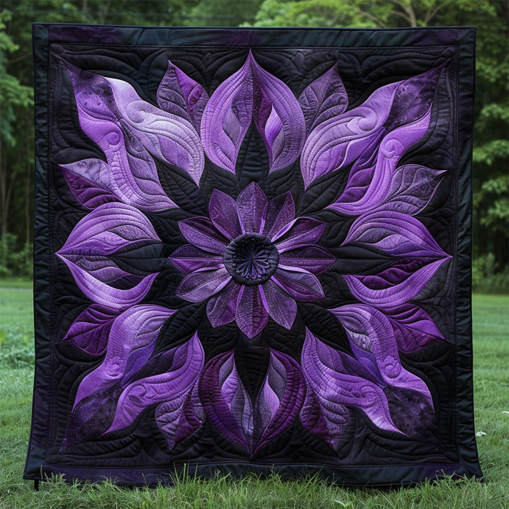 Mystic Purple Bloom WJ1103016CL Quilt