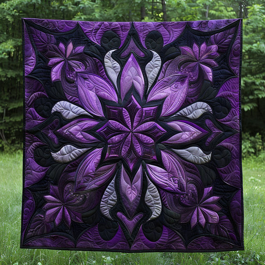 Mystic Purple Bloom WJ1203020CL Quilt