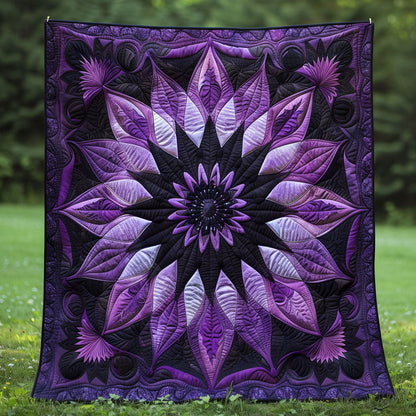 Mystic Purple Bloom WJ1203021CL Quilt