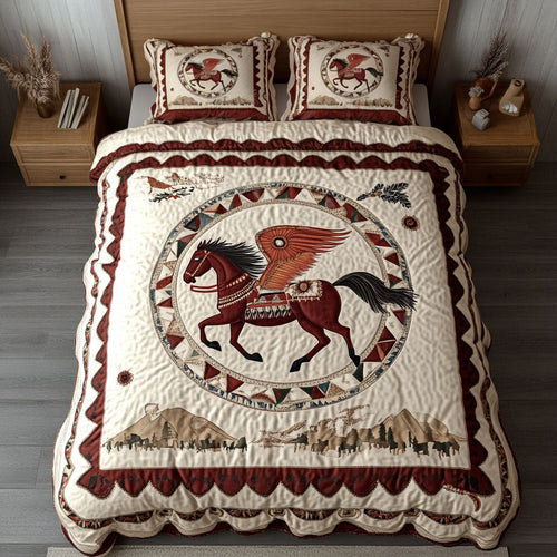 Native American Horse WJ0703043CL Duvet Cover Set