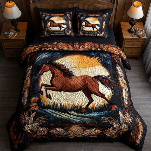 Native American Horse WJ0703045CL Duvet Cover Set