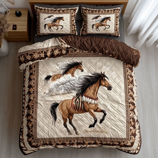 Native American Horse WJ0403028CL Duvet Cover Set