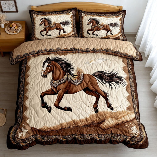 Native American Horse WJ0503023CL Duvet Cover Set