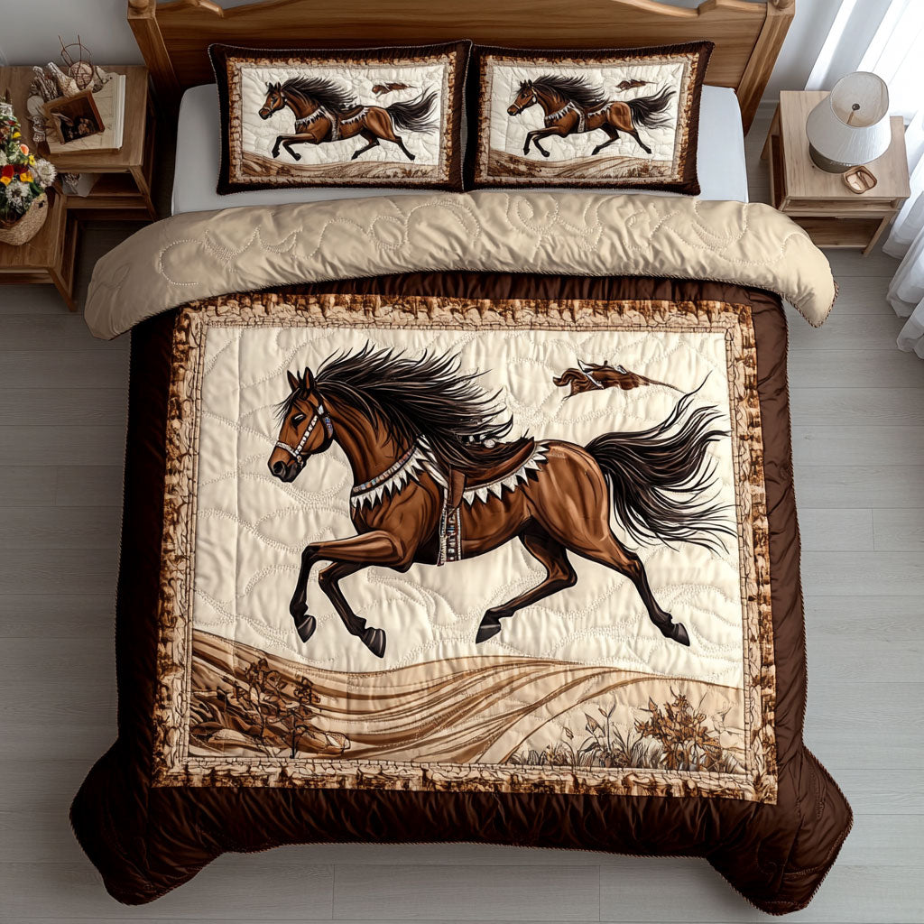 Native American Horse WJ1003041CL Duvet Cover Set