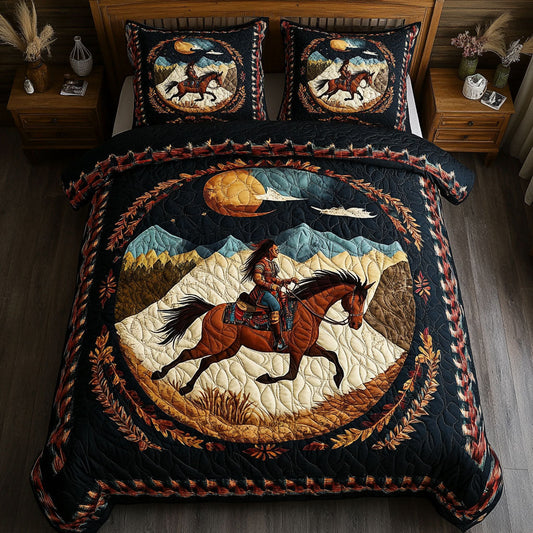 Native American Horse WJ1103035CL Duvet Cover Set