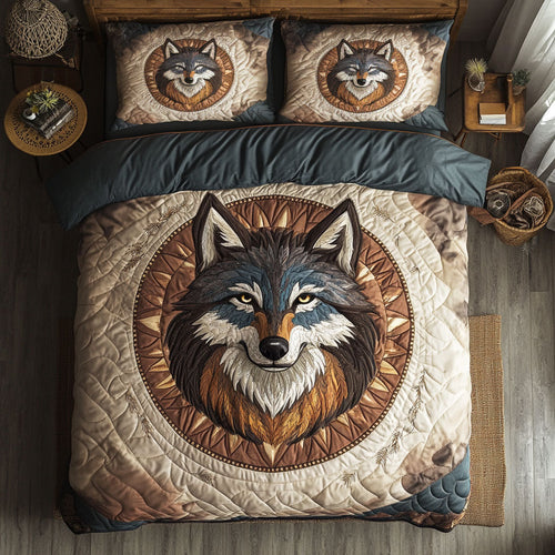 Native American Wolf WJ0703048CL Duvet Cover Set