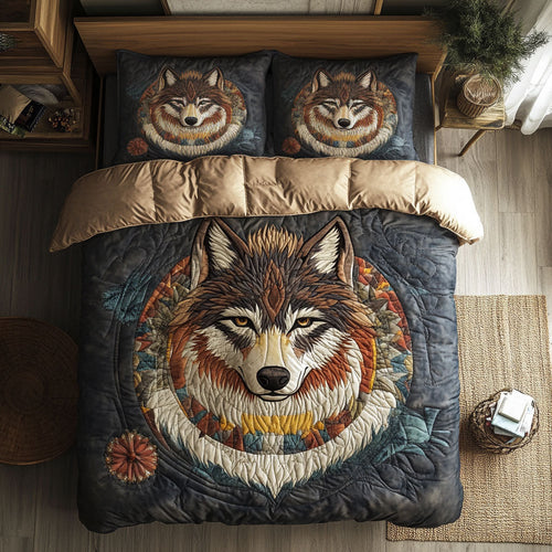 Native American Wolf WJ1003042CL Duvet Cover Set