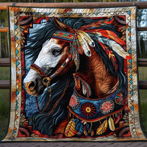 Native Horse WJ0802022CL Quilt