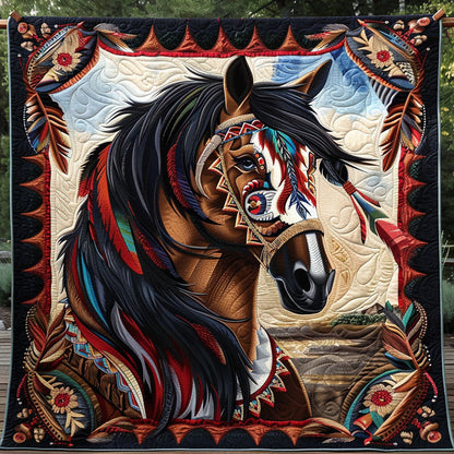 Native Horse WJ0802023CL Quilt