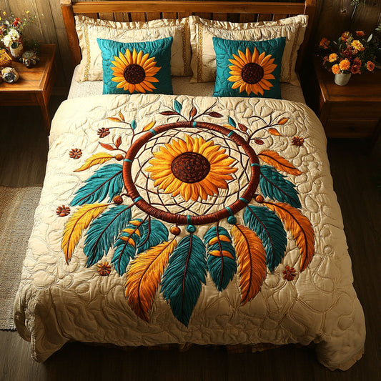 Native Sunflower Dreamcatcher WJ0702050CL Duvet Cover Set