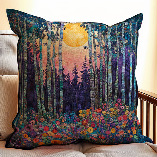 Night Flower Forest WX0702117CL Quilt Pillow Case